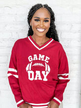 Load image into Gallery viewer, Varsity Game Day Red Top