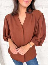 Load image into Gallery viewer, Anything and Everything Mocha Top