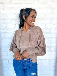 On The Go Warmth Mocha Hoodie