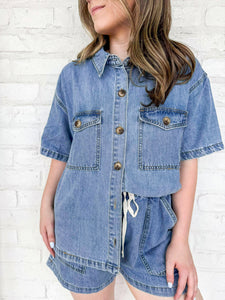 Purpose Matters Light Denim Set