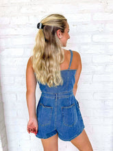 Load image into Gallery viewer, Save The Day Denim Romper