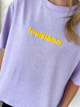 Load image into Gallery viewer, Louisiana Game Day Glittery Graphic Tee
