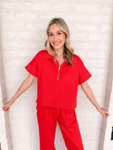 Load image into Gallery viewer, Eyes On You Ruby Pant Set