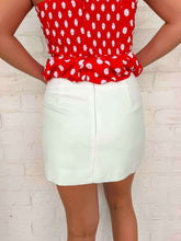 Load image into Gallery viewer, Say More Pocket White Skirt