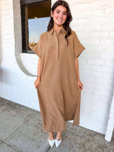 Load image into Gallery viewer, The Kennedy Camel Dress