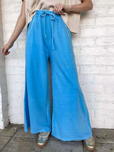 Load image into Gallery viewer, Around Town Deep Sky Terry Washed Pants