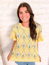 Load image into Gallery viewer, Flora Meadows Yellow Top