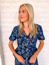 Load image into Gallery viewer, Fancy Taste Jacquard Denim Top