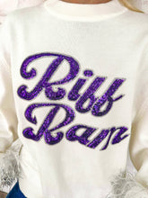 Load image into Gallery viewer, Queen Of Sparkles TCU Feather Sleeve Sweater