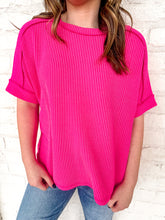 Load image into Gallery viewer, Moving Through Neon Hot Pink Top