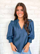 Load image into Gallery viewer, THML Show Is On Navy Top