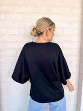 Load image into Gallery viewer, Any Chances Black Top