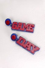 Load image into Gallery viewer, Sparkling Blue Gameday Earrings