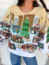 Load image into Gallery viewer, Queen Of Sparkles Multi Christmas Market Sweatshirt