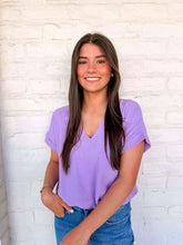 Load image into Gallery viewer, Simple Joy Lilac Top
