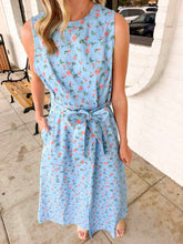Load image into Gallery viewer, Afternoon Spritz Blue Dress