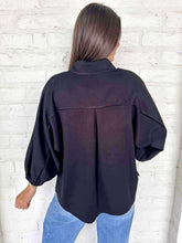 Load image into Gallery viewer, Choose A Side Black Top