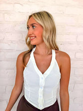 Load image into Gallery viewer, A Chic Halter Ivory Top