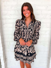 Load image into Gallery viewer, Wildflower Season Black Dress