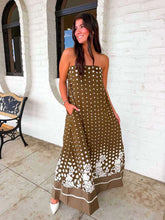 Load image into Gallery viewer, So Alive Maxi Olive Dress