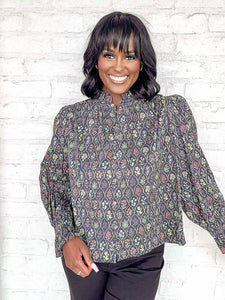 Hold It Together Navy Top