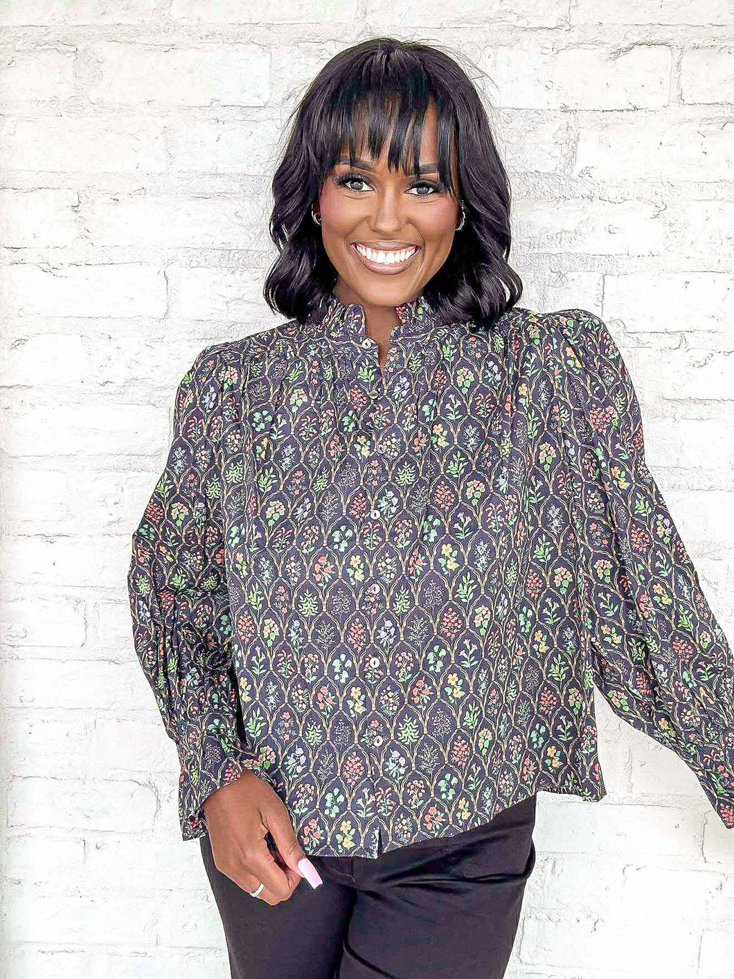 Hold It Together Navy Top
