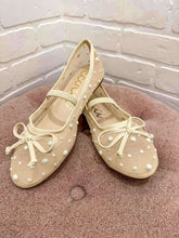 Load image into Gallery viewer, Carly Cream Pearl Ballet Flat