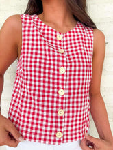 Load image into Gallery viewer, Phase Of Plaid Red Lace Set