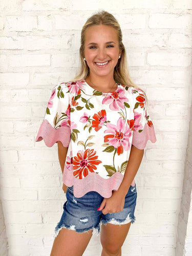 Perfect Meadows Cream Top