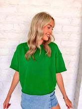 Load image into Gallery viewer, Basic Work Kelly Green Top