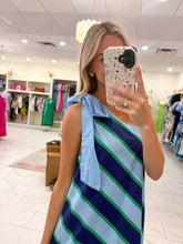 Load image into Gallery viewer, Stripes Of Hope Navy Dress