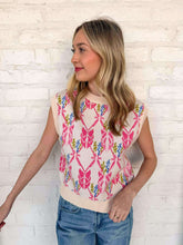 Load image into Gallery viewer, THML Butterfly Away Floral Top