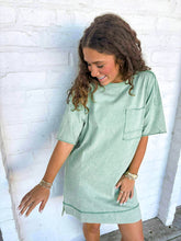 Load image into Gallery viewer, On The Roll Sage Dress