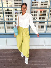 Load image into Gallery viewer, Pull Through Joggers Olive