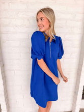 Load image into Gallery viewer, Prepare For Adventures Royal Blue Dress