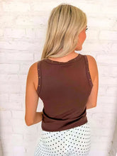 Load image into Gallery viewer, Such A Stud Brown Scoop Neck Tank