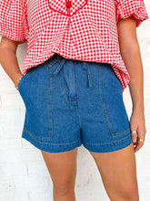 Load image into Gallery viewer, Over The Edge Medium Blue Shorts