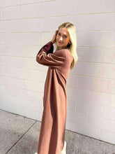 Load image into Gallery viewer, Out Of The Ordinary Coffee Dress