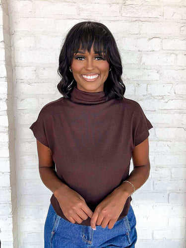 Hear Me Out Brown Top