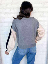 Load image into Gallery viewer, THML Warm Winters Color-block Sweater