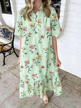 Load image into Gallery viewer, Greenery Gardens Floral Dress