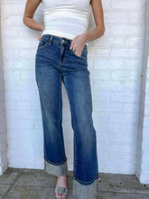 Load image into Gallery viewer, Rise Above Denim Rhinestone Cuff Jeans