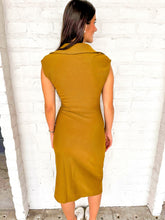 Load image into Gallery viewer, Busy Per Usual Mustard Dress