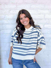 Load image into Gallery viewer, Hold Onto Me Blue Top