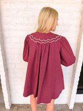 Load image into Gallery viewer, Walk Around The Park Burgundy Dress