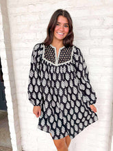 Load image into Gallery viewer, Across The Coast Black Dress