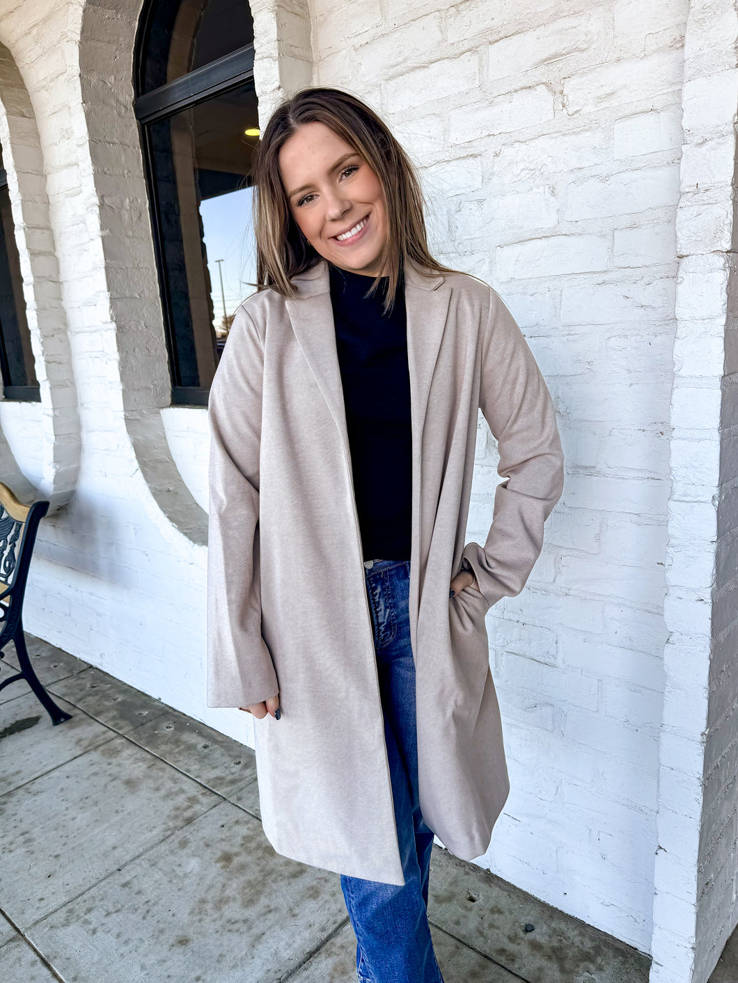 With Envy Coat Oatmeal