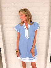 Load image into Gallery viewer, THML Waves Of The Sea Blue Dress