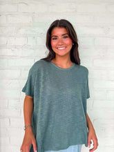 Load image into Gallery viewer, Sunset Stroll Ash Jade Oversized Top