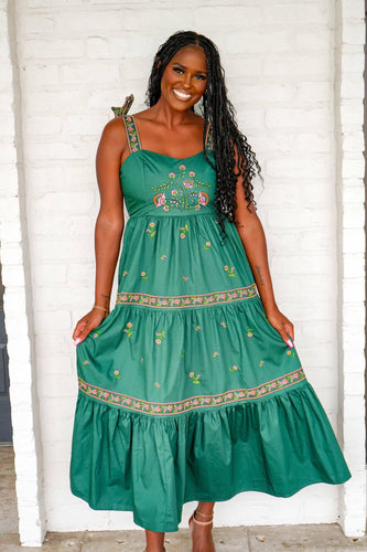 Love Starts To Fade Green Dress